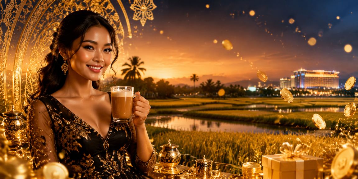 Suasana kasino dan permainan Baccarat hiburan malam di Kedah Malaysia