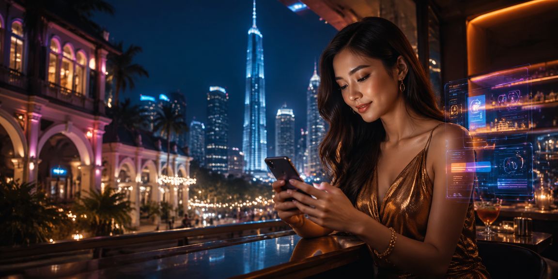 Pemain kasino mudah alih Kuala Lumpur yang menikmati permainan Blackjack dengan keseronokan